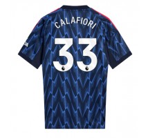 Arsenal Riccardo Calafiori #33 Koszulka Wyjazdowa 2025-26 Krótki Rękaw